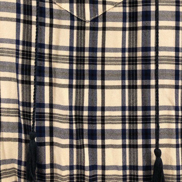 Madewell plaid tunic with pockets - Picture 3 of 5